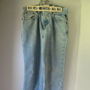 Classic Gap Girls Size 7 Straight Leg Blue Jeans LNC